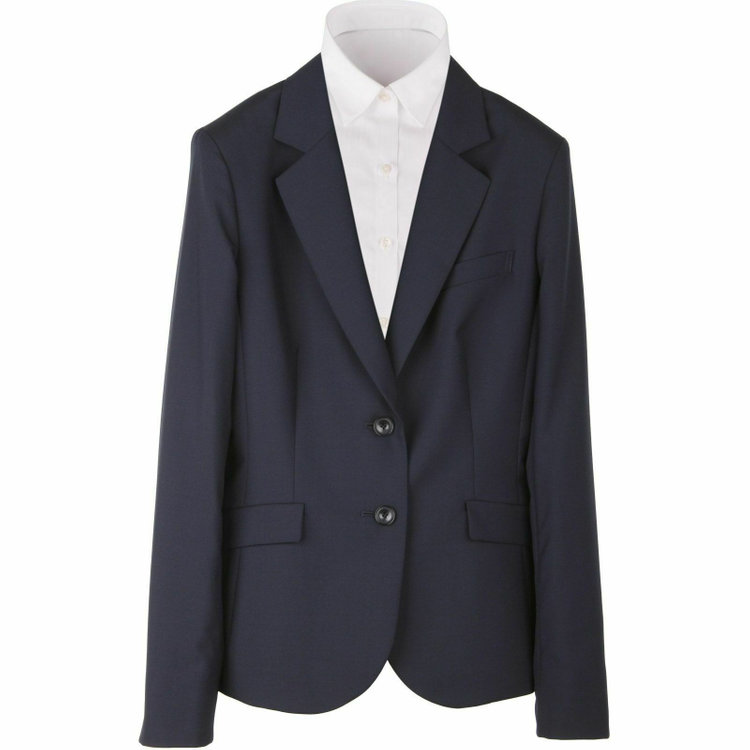 スーツセレクト 【WEB限定/OUTLET】【就活】【年間】【CROSS CURVELINE】セットアップ2釦ジャケット/ネイビー×ソリッド+UVカット・ストレッチ・ウォッシャブル ネイビー系(紺)