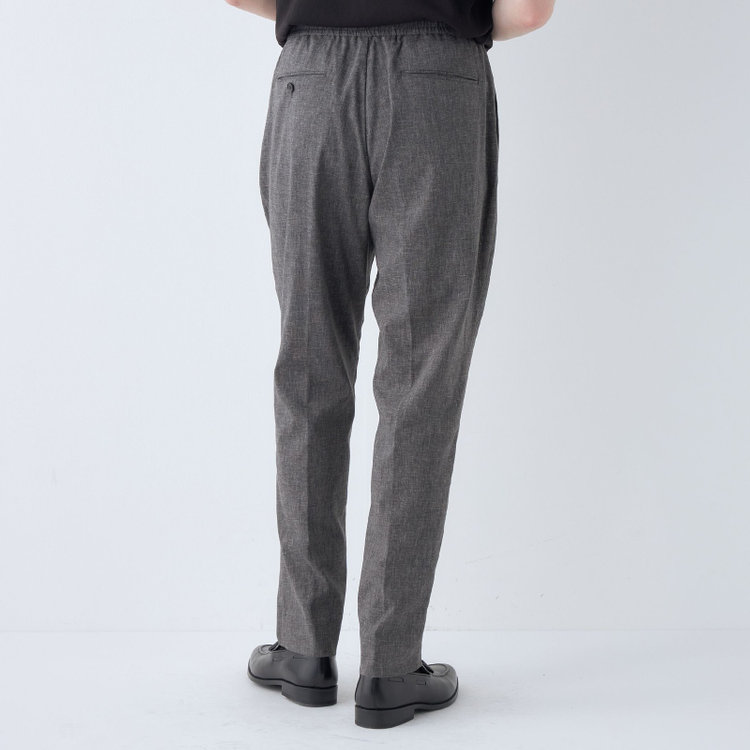 シルバーライン 【RBC】【春夏】オーバーサイズパンツ/ブラック/ウエストシャーリング/ドローコード/裾上げ済仕様 黒