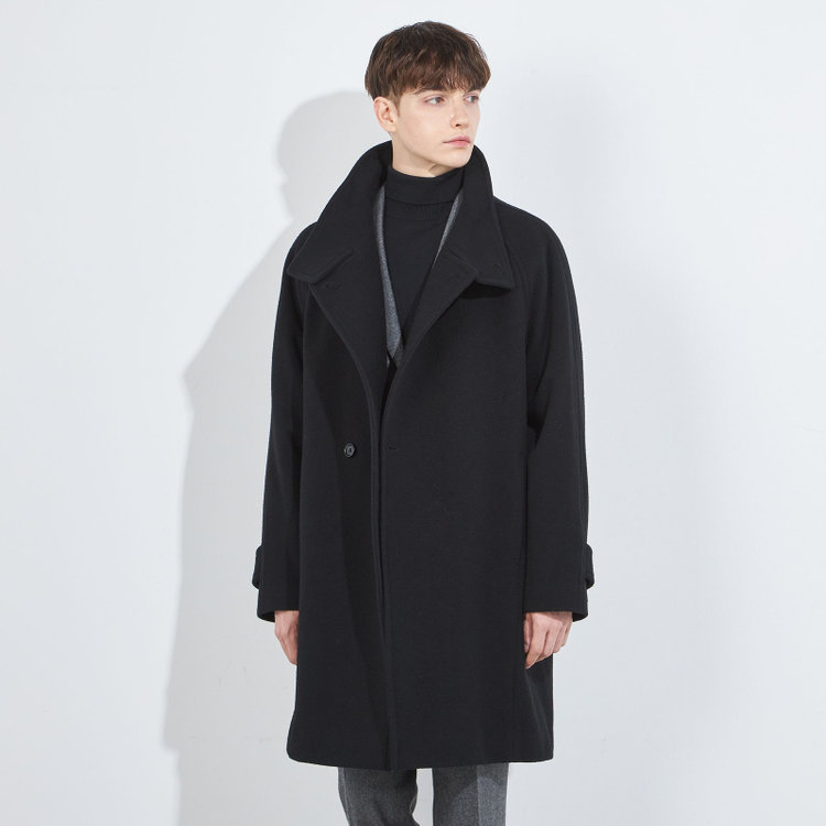 ブラックライン 【BL】コクーンスタンドコート/ブラック 黒