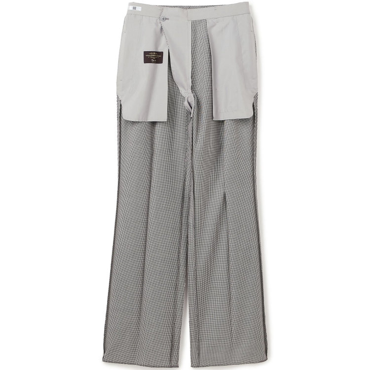 シルバーライン 【Take.it.easy】【秋冬】2タックワイドパンツ/ハウンドトゥース/CANONICO 1663 fabric made in italy/※裾上げ必要 その他