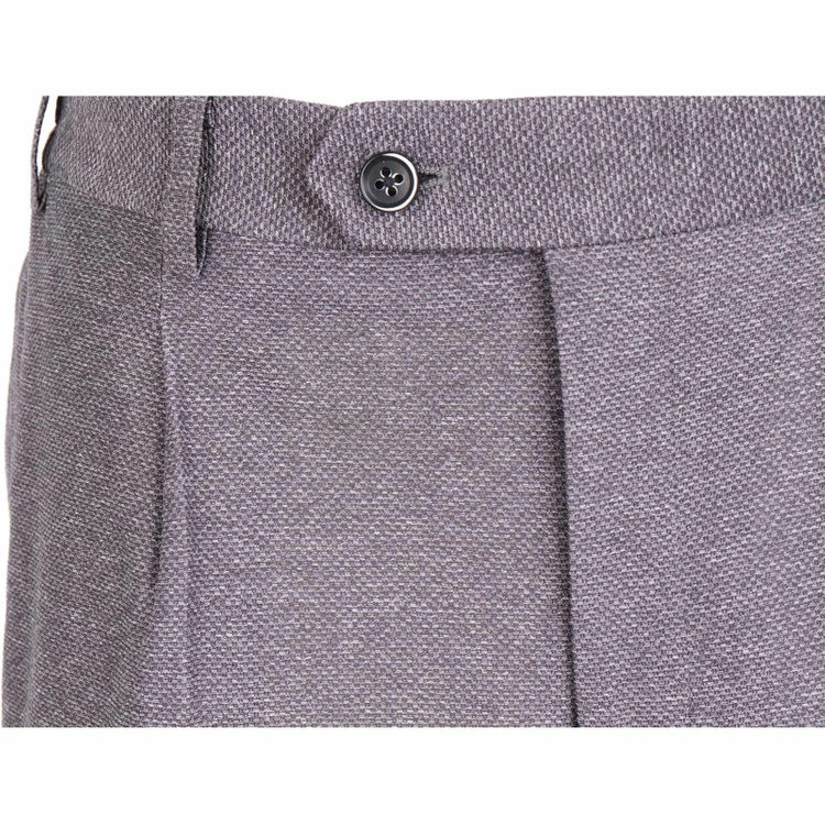 スーツセレクト 【CLASSICO TAPERED】【春夏】1タックテーパードパンツ/グレー/ウエストシャーリング/4S SUSTAINABILITY&ECOLOGY FABRIC グレー系(灰)