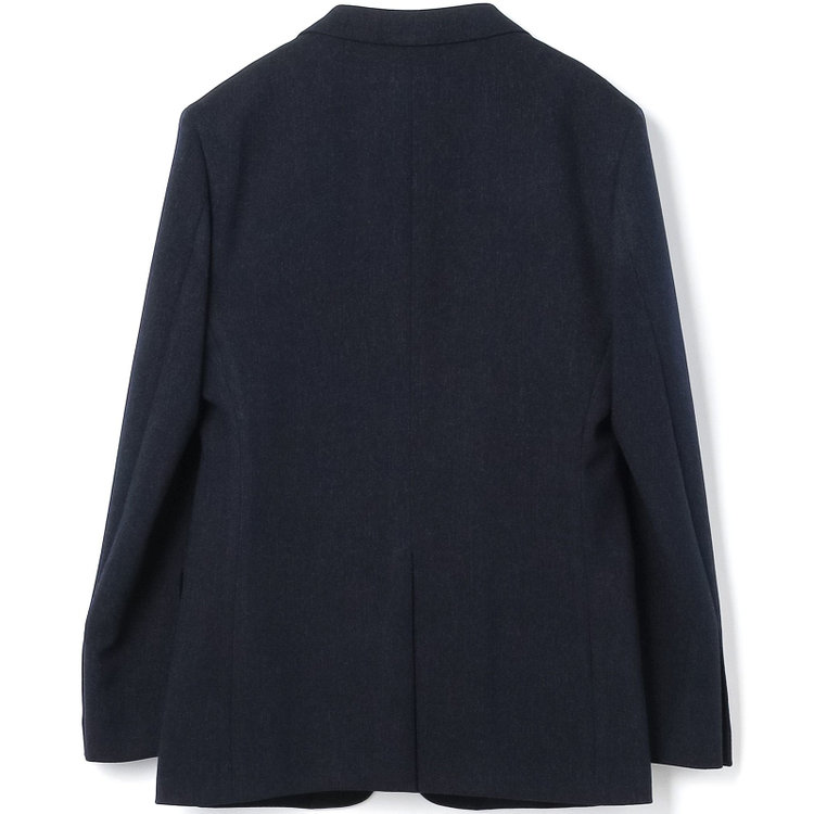 ブラックライン 【SLIM TAPERED_2】【秋冬】2釦シングルスリーピーススーツ 0タック/ネイビー/ウエストシャーリング/4S SUSTAINABILITY&ECOLOGY FABRIC/※パンツ裾上げ済仕様 紺濃色