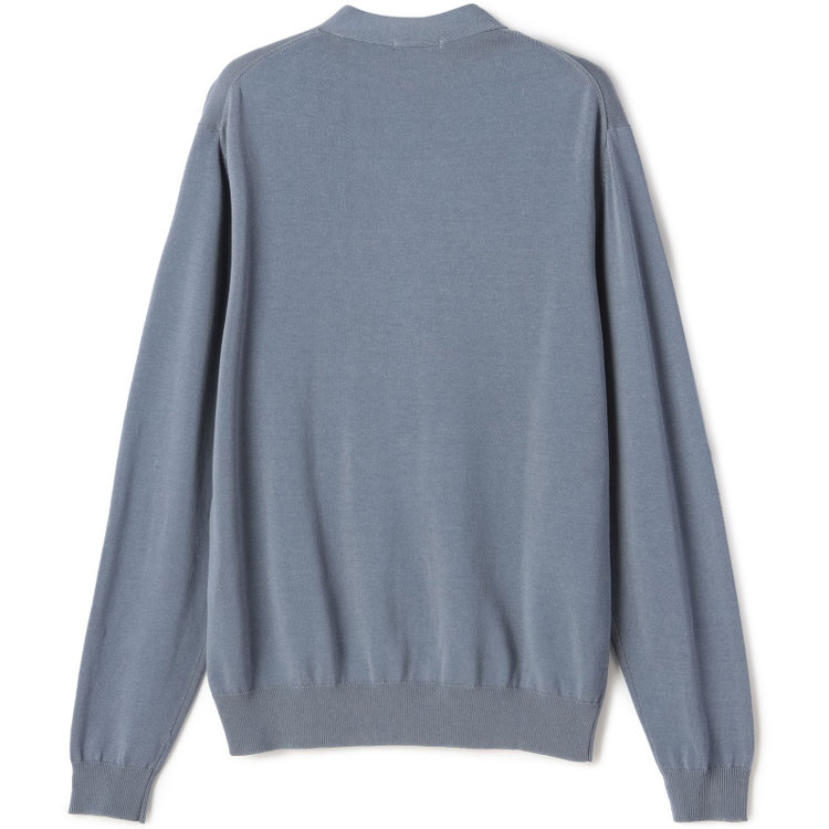 スーツセレクト 【RBC】【春夏】コットンレーヨンニットカーディガン/ブルー 青淡色