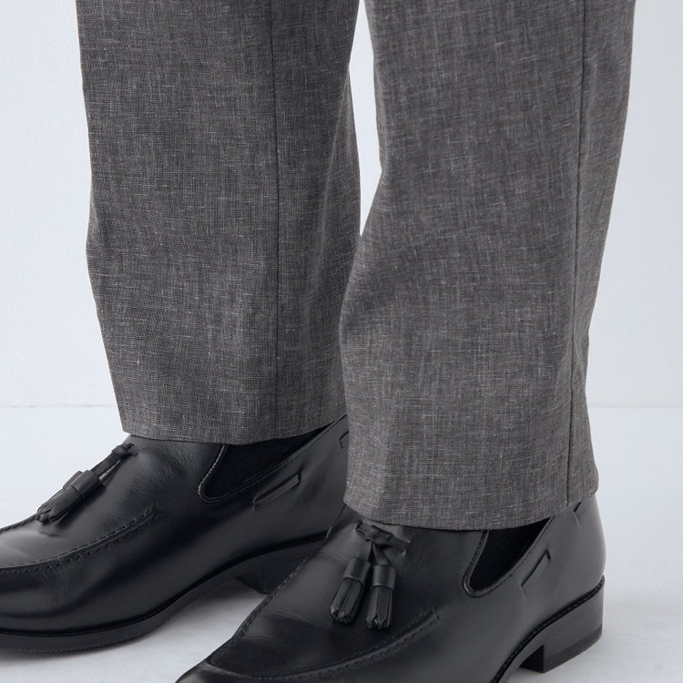 シルバーライン 【RBC】【春夏】オーバーサイズパンツ/ブラック/ウエストシャーリング/ドローコード/裾上げ済仕様 黒