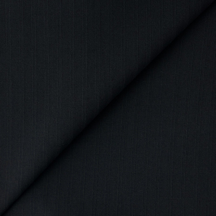 ブラックライン 【KSW】【春夏】スペアパンツ付き/2釦シングルスーツ 0タック/ブラック×シャドーストライプ/ウォッシャブル/※裾上げ必要 黒