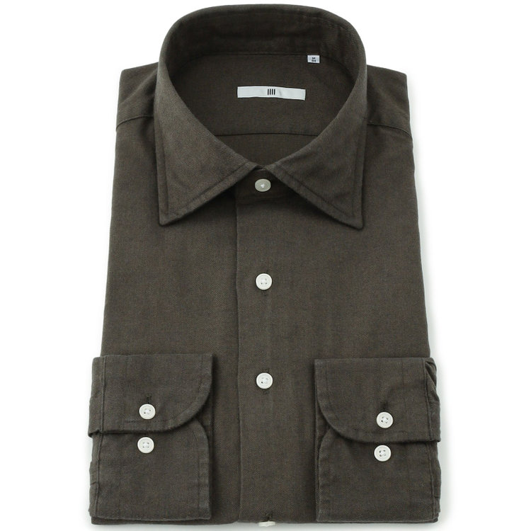 SILVER LINE】ワイドカラーワイシャツ/カーキ（SL444004-2_T