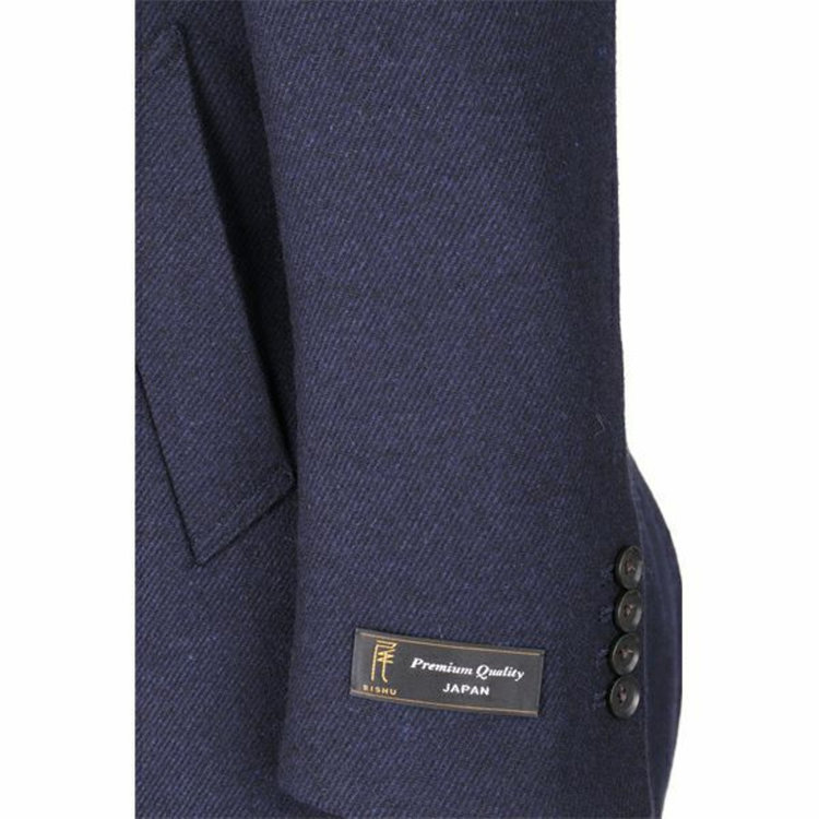 ブラックライン 【WEB限定/OUTLET】【BL】ウールブレンドチェスターコート/ネイビー/NANO-HEAT YOKOHAMA/BISHU JAPAN FABRIC ネイビー系(紺)