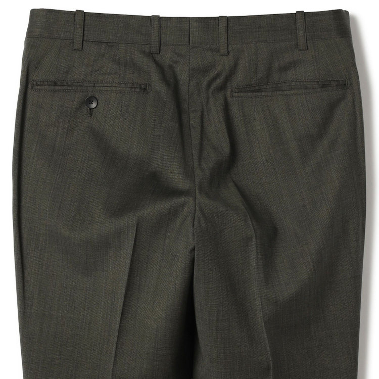 シルバーライン 【CLASSICO TAPERED】【春夏】2釦シングルスーツ 1タック/カーキ/ウエストムーブ/REDA ACTIVE/NEW ZEALAND MERINO/SHOWER CLEAN/※パンツ裾上げ済仕様 黄淡色