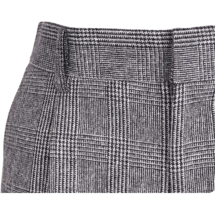 スーツセレクト 【RELAX TAPERED】【秋冬】1タックテーパードパンツ/グレー×グレンチェック/ウエストシャーリング グレー系(灰)