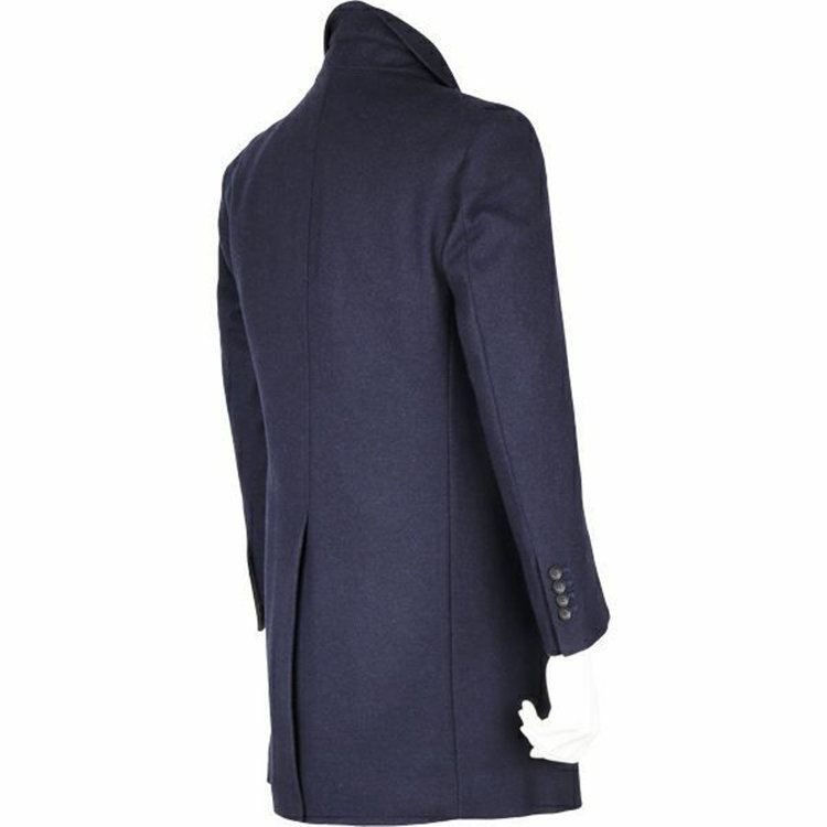 ブラックライン 【WEB限定/OUTLET】【BL】ウールブレンドチェスターコート/ネイビー/NANO-HEAT YOKOHAMA/BISHU JAPAN FABRIC ネイビー系(紺)