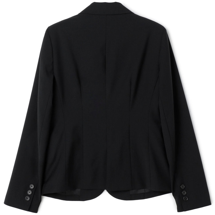 ブラックライン 【SUIT SELECT×Samantha Thavasa】【年間】2釦ジャケット/究極のブラック/4S/マシンウォシャブル 黒