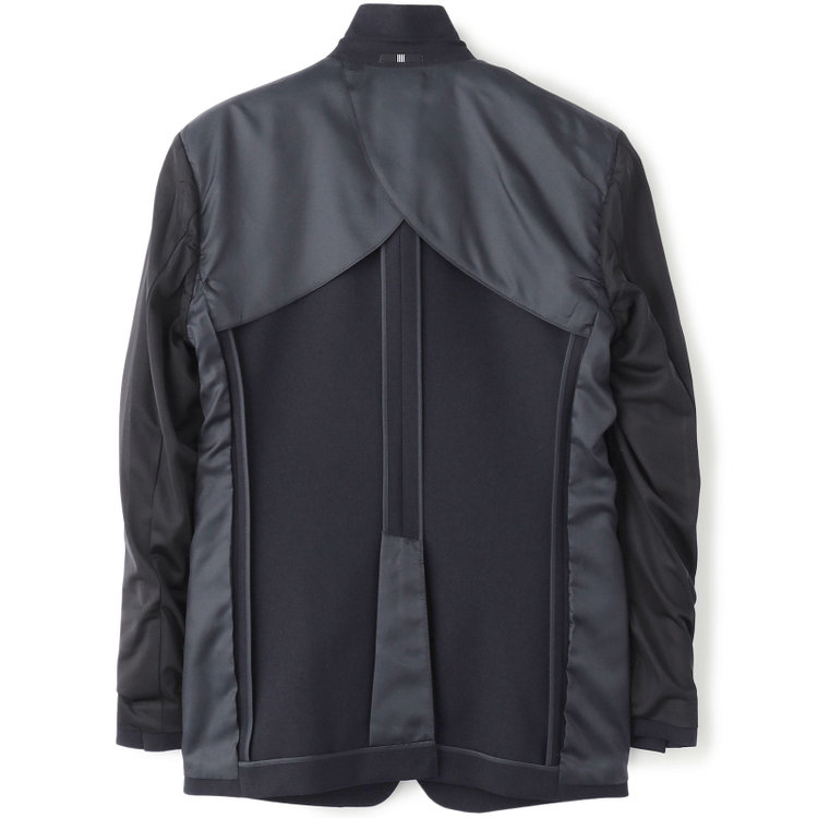 ブラックライン 【SLIM TAPERED_2】【年間】2釦シングルテーパードパンツスーツ 0タック/ネイビー/ウエストシャーリング/4S/※パンツ裾上げ済仕様 紺中間