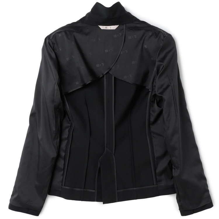 ブラックライン 【SUIT SELECT×Samantha Thavasa】【年間】2釦ジャケット/究極のブラック/4S/マシンウォシャブル 黒