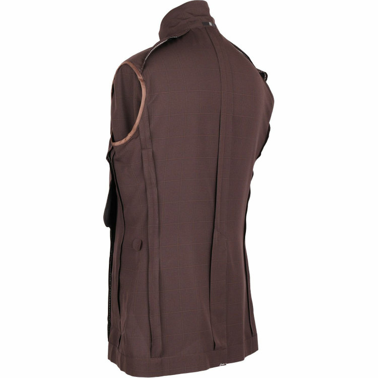 スーツセレクト 【WEB限定/OUTLET】【SLIM TAPERED_2】【春夏】コーディネートパンツ付き/2釦シングルスーツ 0タック/ブラウン×チェック+ライトブラウンソリッドパンツ/LIGHT&COOL/ウォッシャブル ブラウン系(茶)