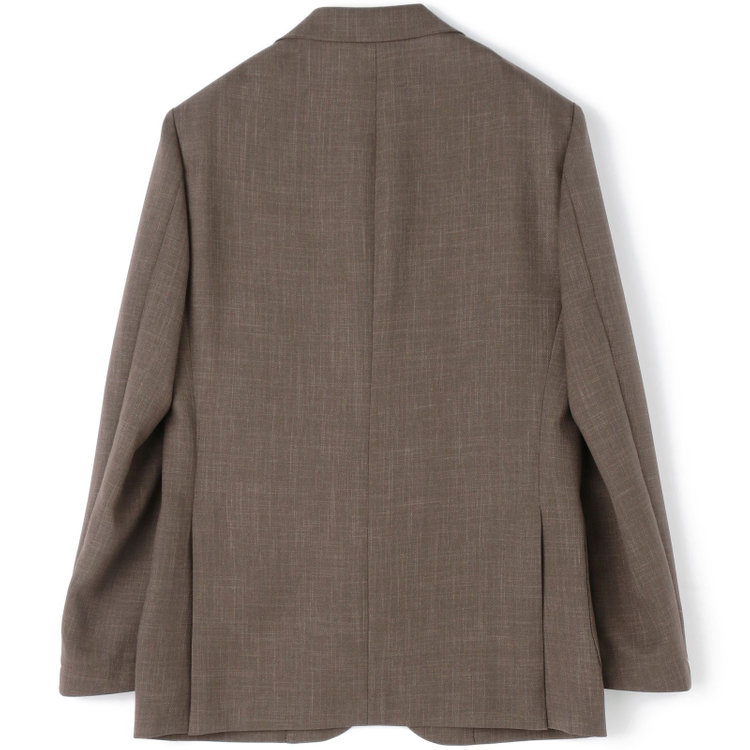 シルバーライン 【RBC】【春夏】3釦段返りシングルスーツ 2タック/ブラウン/パッチポケット/ドローコード&ウエストシャーリング/※パンツ裾上げ済仕様 茶中間