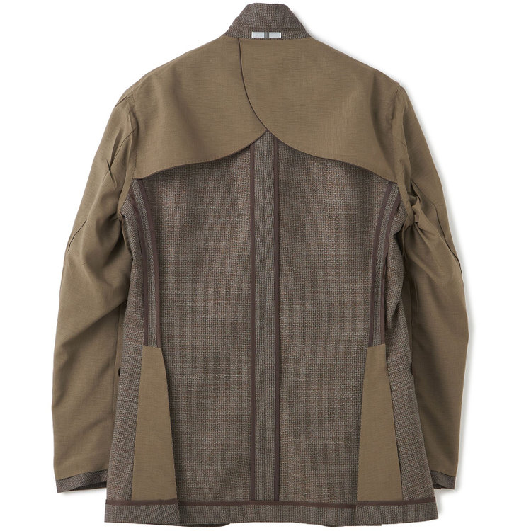 シルバーライン 【CLASSICO TAPERED】【春夏】3釦段返りシングルスーツ 2タック/ブラウン/パッチポケット/ウエストムーブ/MARZOTTO/※裾上げ必要 茶中間