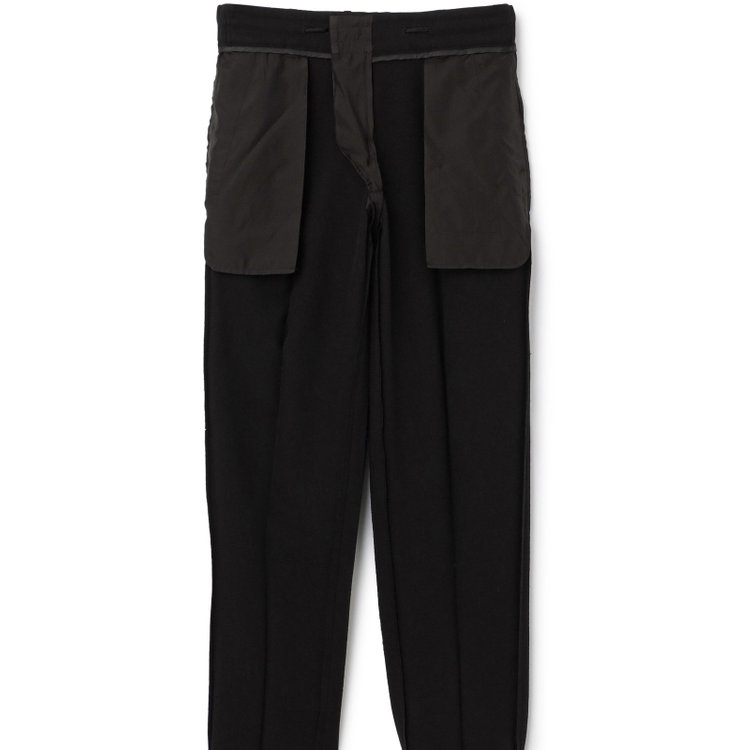 シルバーライン 【RBC】【秋冬】3釦段返りシングルスーツ 2タック/ブラック/ドローコード&ウエストシャーリング/※パンツ裾上げ済仕様 黒