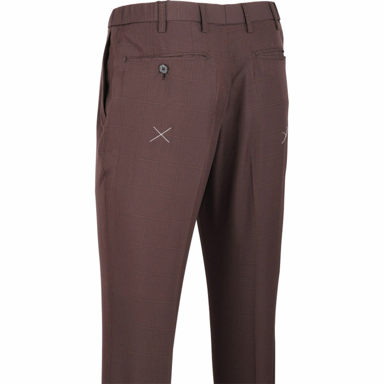 スーツセレクト 【WEB限定/OUTLET】【SLIM TAPERED_2】【春夏】コーディネートパンツ付き/2釦シングルスーツ 0タック/ブラウン×チェック+ライトブラウンソリッドパンツ/LIGHT&COOL/ウォッシャブル ブラウン系(茶)