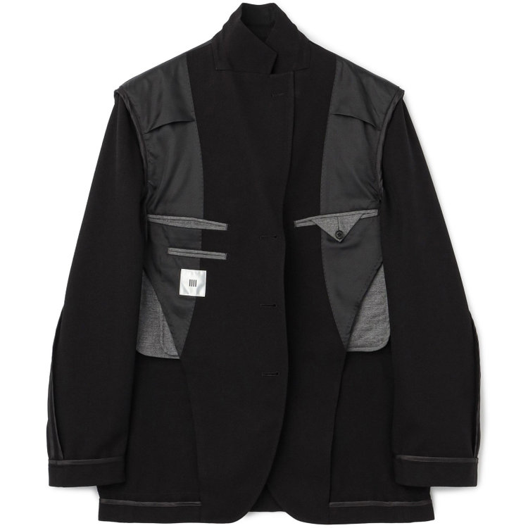 シルバーライン 【RBC】【秋冬】3釦段返りシングルスーツ 2タック/ブラック/ドローコード&ウエストシャーリング/※パンツ裾上げ済仕様 黒