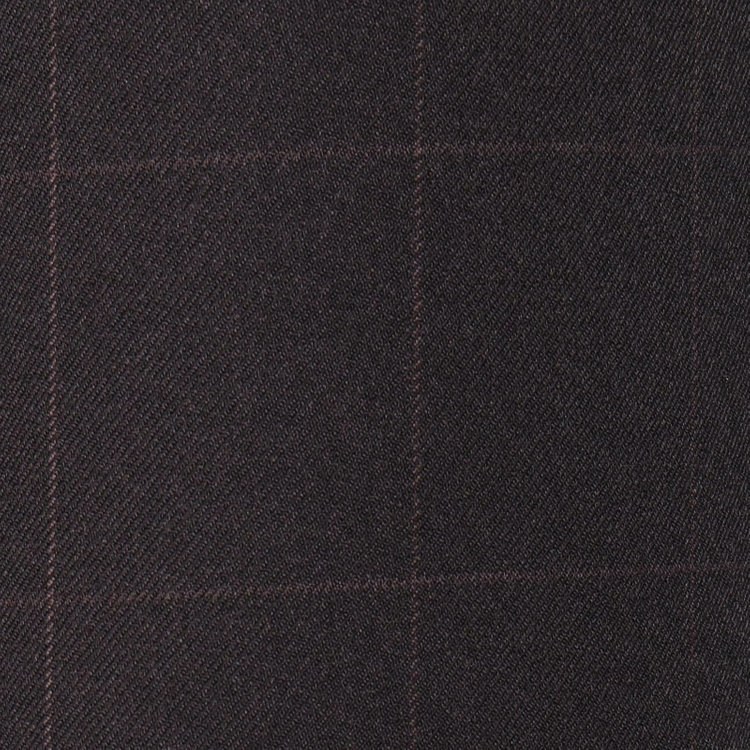 スーツセレクト 【WEB限定/OUTLET】【SLIM TAPERED_2】【年間】2釦シングルスリーピーススーツ 0タック/ブラック×ウィンドペン/4S SUSTAINABILITY&ECOLOGY FABRIC/※パンツ裾上げ済仕様 ブラック系(黒)