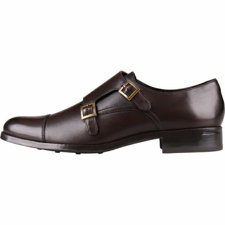 ブラックライン 【WEB限定/OUTLET】【BL】ダブルモンクストラップ ドレスシューズ/ブラウン/牛革(キップ)/マッケイ製法 ブラウン系(茶)