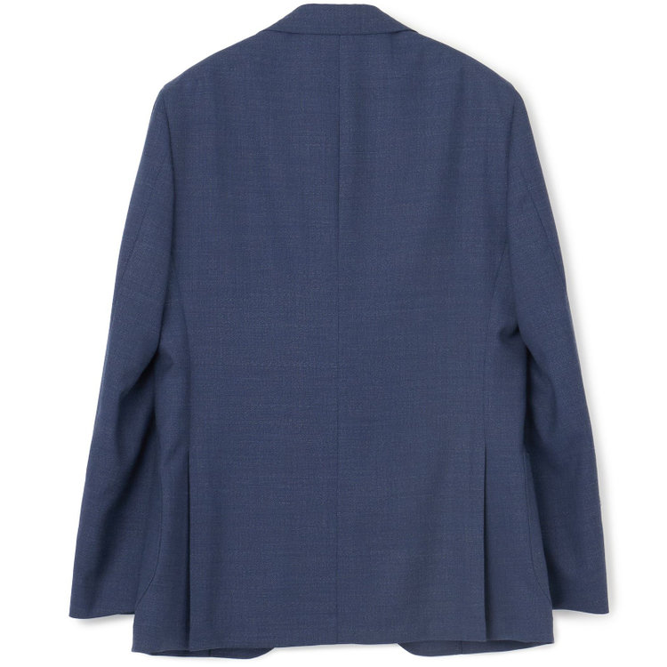 シルバーライン 【CLASSICO TAPERED】【春夏】3釦段返りシングルスーツ 2タック/ネイビー/パッチポケット/ウエストムーブ仕様/MARZOTTO/※パンツ裾直し必要 紺淡色