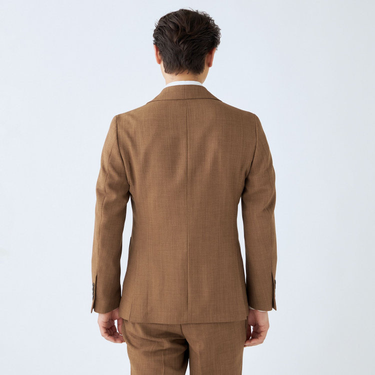 ブラックライン 【RBC】【春夏】3釦段返りジャケット/ブラウン/パッチポケット/4S SUSTAINABILITY&ECOLOGY FABRIC 茶中間