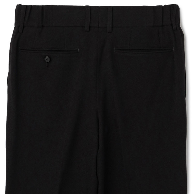 シルバーライン 【RBC】【秋冬】3釦段返りシングルスーツ 2タック/ブラック/ドローコード&ウエストシャーリング/※パンツ裾上げ済仕様 黒