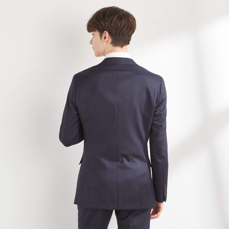 シルバーライン 【CLASSICO TAPERED】【年間】2釦シングルスーツ 1タック/ネイビー/※裾上げ必要 紺中間