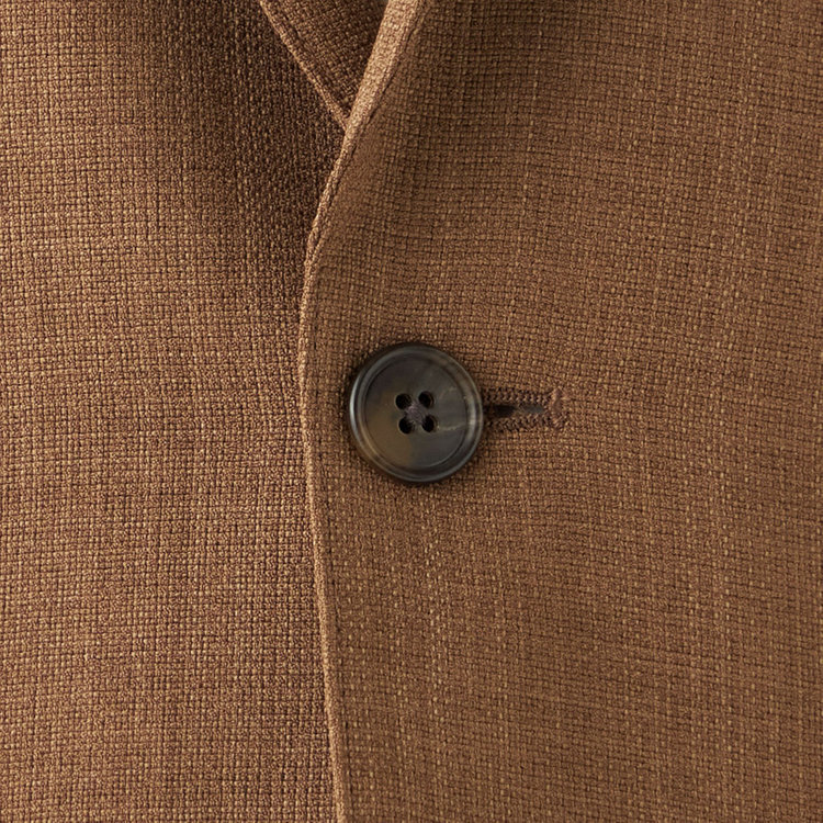ブラックライン 【RBC】【春夏】3釦段返りジャケット/ブラウン/パッチポケット/4S SUSTAINABILITY&ECOLOGY FABRIC 茶中間