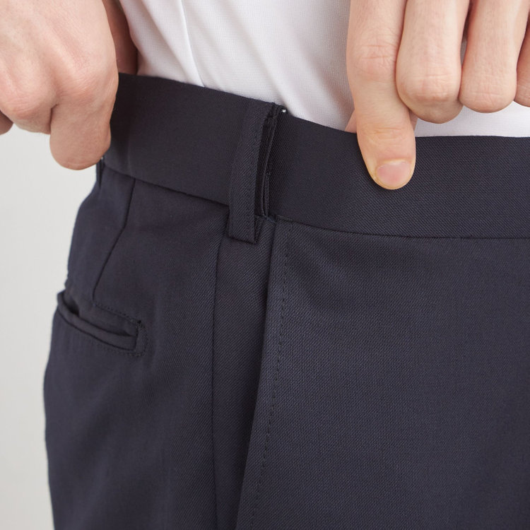 シルバーライン 【CLASSICO TAPERED】【年間】2釦シングルスーツ 1タック/ネイビー/※裾上げ必要 紺中間