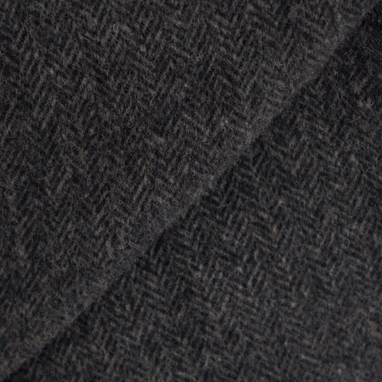 シルバーライン 【発送在庫あり】【SL】ウールブレンド ラグランダブルチェスターコート/ブラウングレー×ヘリンボーン/RE:NEWOOL 茶中間