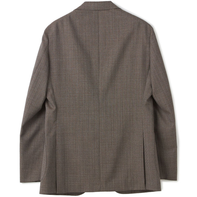 シルバーライン 【CLASSICO TAPERED】【春夏】3釦段返りシングルスーツ 2タック/ブラウン/パッチポケット/ウエストムーブ/MARZOTTO/※裾上げ必要 茶中間