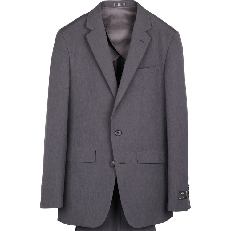 スーツセレクト 【発送在庫あり】【SLIM TAPERED_2】【春夏】2釦シングルスーツ 0タック/グレー/4S/ウォッシャブル グレー系(灰)