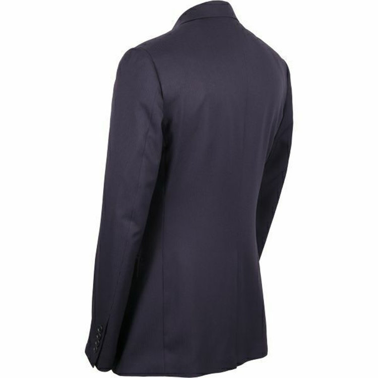 ブラックライン 【KSW】【年間】2釦シングルスーツ 0タック/ネイビー×シャドーストライプ/ウォッシャブルパンツ※裾上げ必要 紺濃色