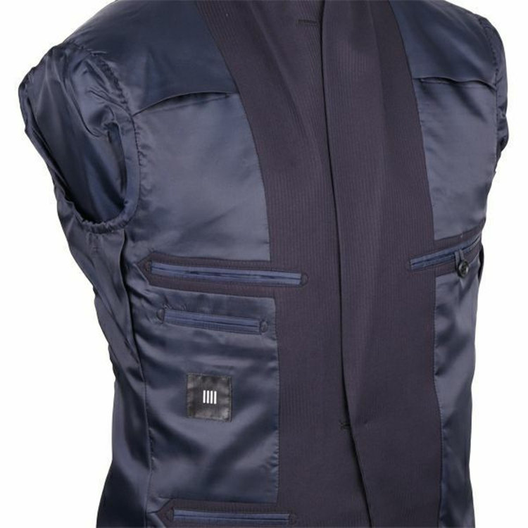 ブラックライン 【KSW】【年間】2釦シングルスーツ 0タック/ネイビー×シャドーストライプ/ウォッシャブルパンツ※裾上げ必要 紺濃色