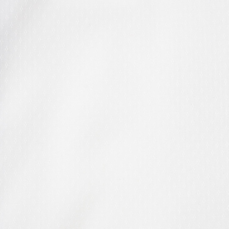 SUIT SELECT　アウトレット 【WEB限定/OUTLET/汚れ・キズ等有】【BL-3】【形態安定】ワイドカラードレスワイシャツ/ホワイト×ドビー/襟袖裏別布：ネイビーチェック/釦付け糸：ネイビー 白