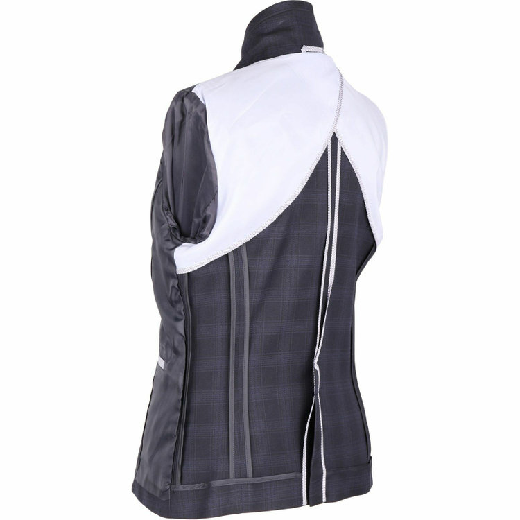 スーツセレクト 【WEB限定/OUTLET】【SKINNY】【年間】1釦シングルジャケット/ネイビー×チェック/ウォッシャブル ネイビー系(紺)