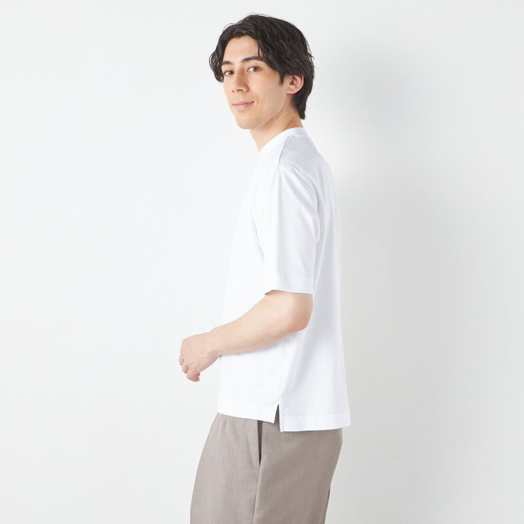 シルバーライン 【発送在庫あり】【スーツ屋が作った】BIZ Tシャツ/ホワイト 白