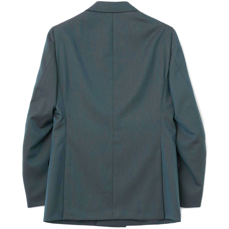 シルバーライン 【CLASSICO TAPERED】【秋冬】6釦2掛けダブルスーツ 2タック/グリーン/チェンジポケット/ウエストムーブ/NEW ZEALAND WOOL MIX/※裾上げ必要 緑濃色