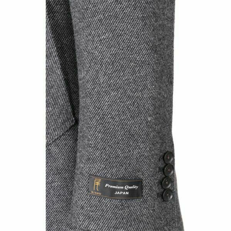 ブラックライン 【WEB限定/OUTLET】【BL】ウールブレンドチェスターコート/グレー/NANO-HEAT YOKOHAMA/BISHU JAPAN FABRIC グレー系(灰)