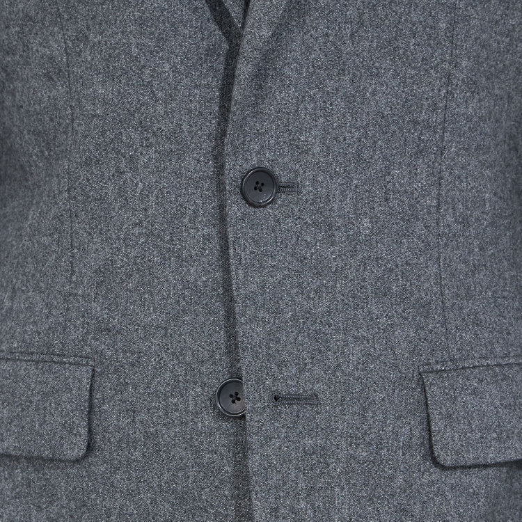 シルバーライン 【5DAYS CLOSET】【RBC】【秋冬】ウールブレンド2釦ジャケット/グレー/RE:NEWOOL グレー中間