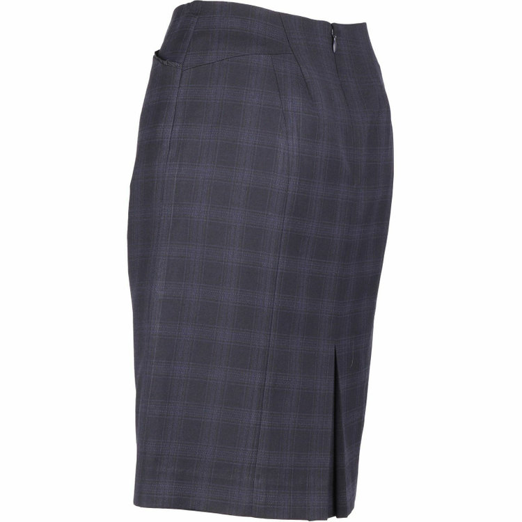 スーツセレクト 【WEB限定/OUTLET】【SKINNY】【年間】タイトスカート/ネイビー×チェック/ウォッシャブル ネイビー系(紺)