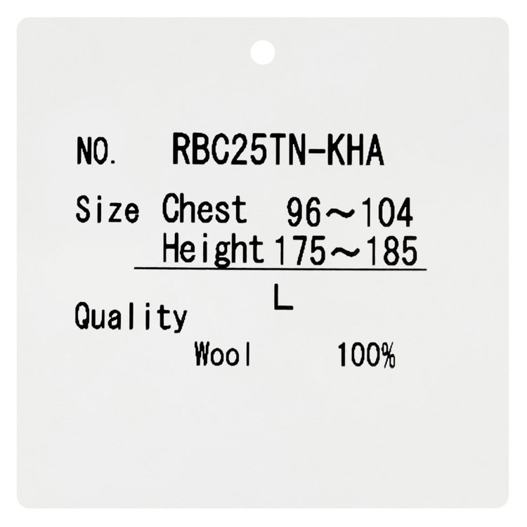 スーツセレクト 【RBC】【秋冬】ウールタートルネックニットセーター/カーキ/ZEGNA BARUFFA/マシンウォッシャブル 黄淡色