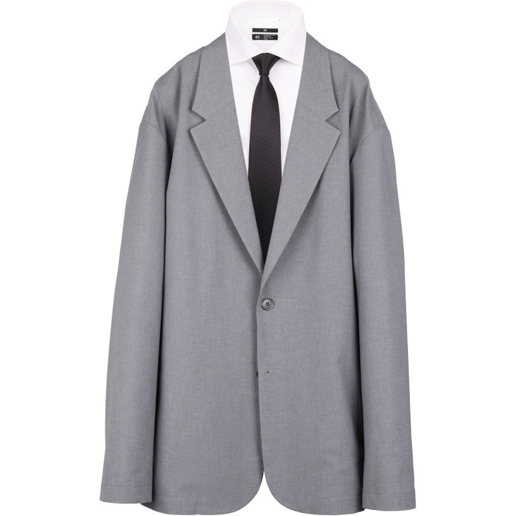 スーツセレクト 【発送在庫あり】【RBC】【春夏】オーバーサイズ2釦ジャケット/ブルーグレー グレー系(灰)