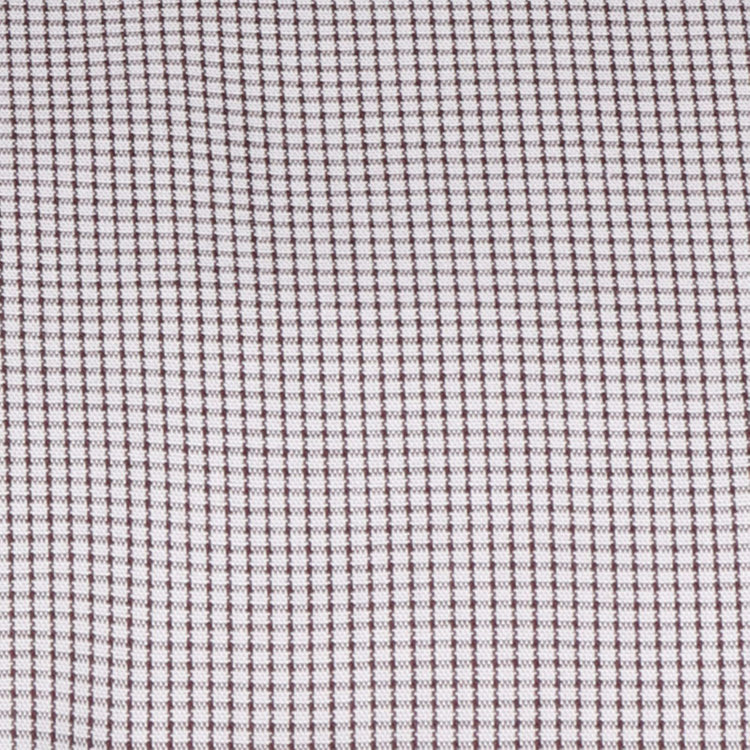 ブラックライン 【発送在庫あり】【BLACK LINE】【形態安定】タブカラードレスワイシャツ/ブラウン×チェック ブラウン系(茶)