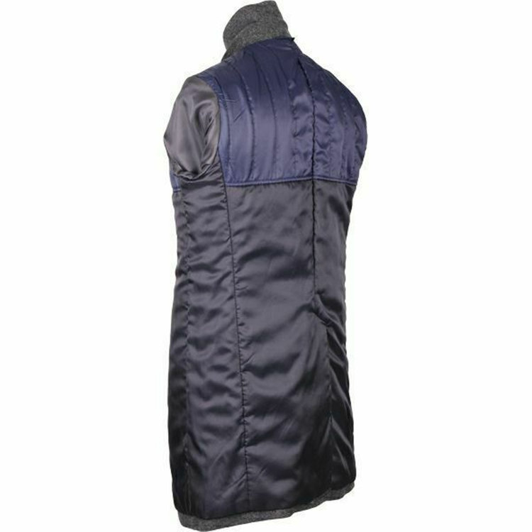 ブラックライン 【WEB限定/OUTLET】【BL】ウールブレンドチェスターコート/グレー/NANO-HEAT YOKOHAMA/BISHU JAPAN FABRIC グレー系(灰)