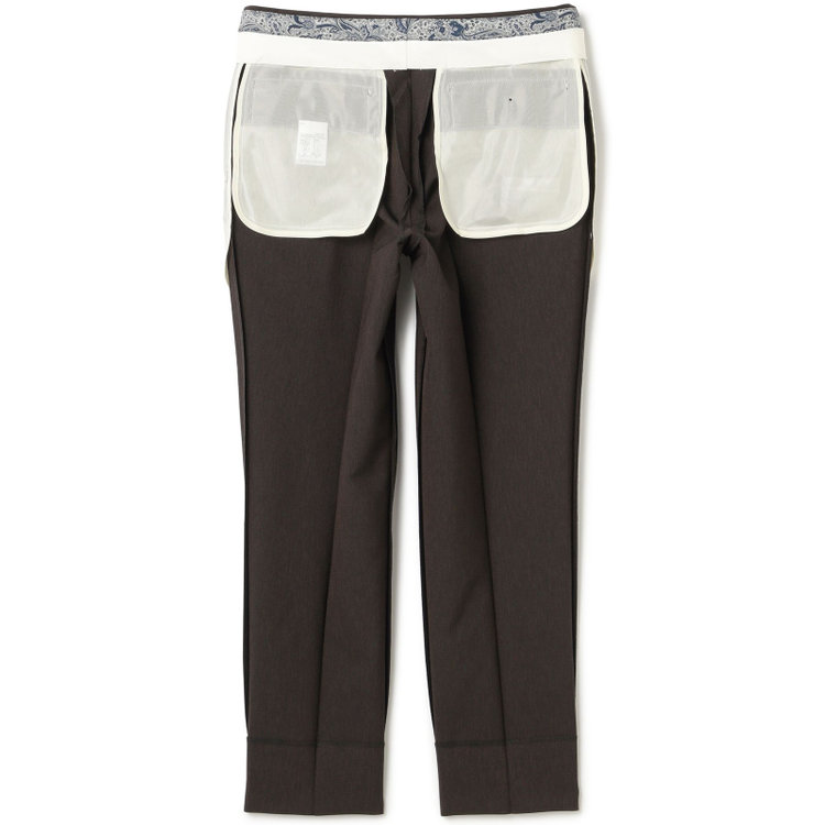 シルバーライン 【CLASSICO TAPERED】【春夏】1タックテーパードパンツ/ブラウン/ウエストムーブ仕様/4S SUSTAINABILITY&ECOLOGY FABRIC/※裾上げ済仕様 茶中間