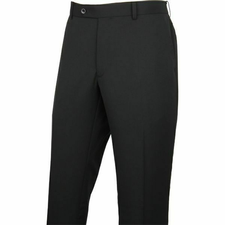 スーツセレクト 【WEB限定/OUTLET】【KSW】【年間】【フォーマル対応可】2釦シングルスーツ 0タック/ブラック×ソリッド+SUPER TOUGH 100'S ブラック系(黒)