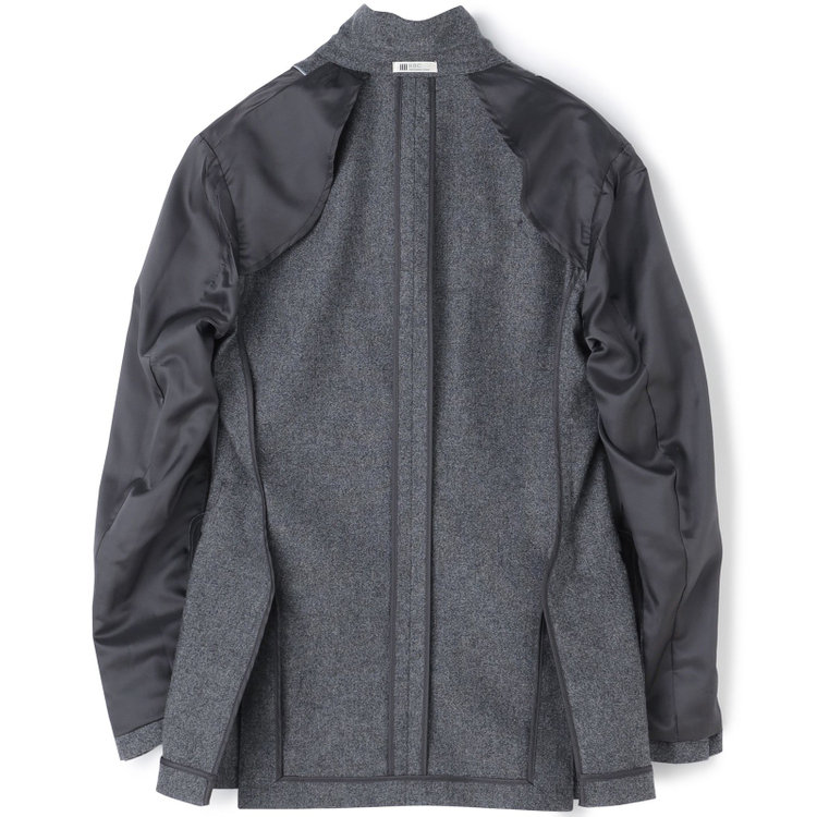 シルバーライン 【5DAYS CLOSET】【RBC】【秋冬】ウールブレンド2釦ジャケット/グレー/RE:NEWOOL グレー中間